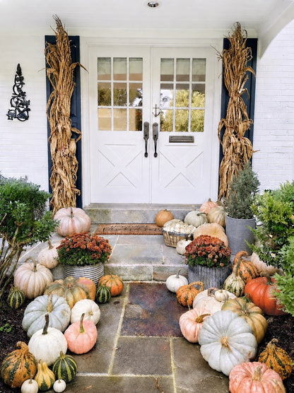 Porch Pumpkin Front Door Service - Premium
