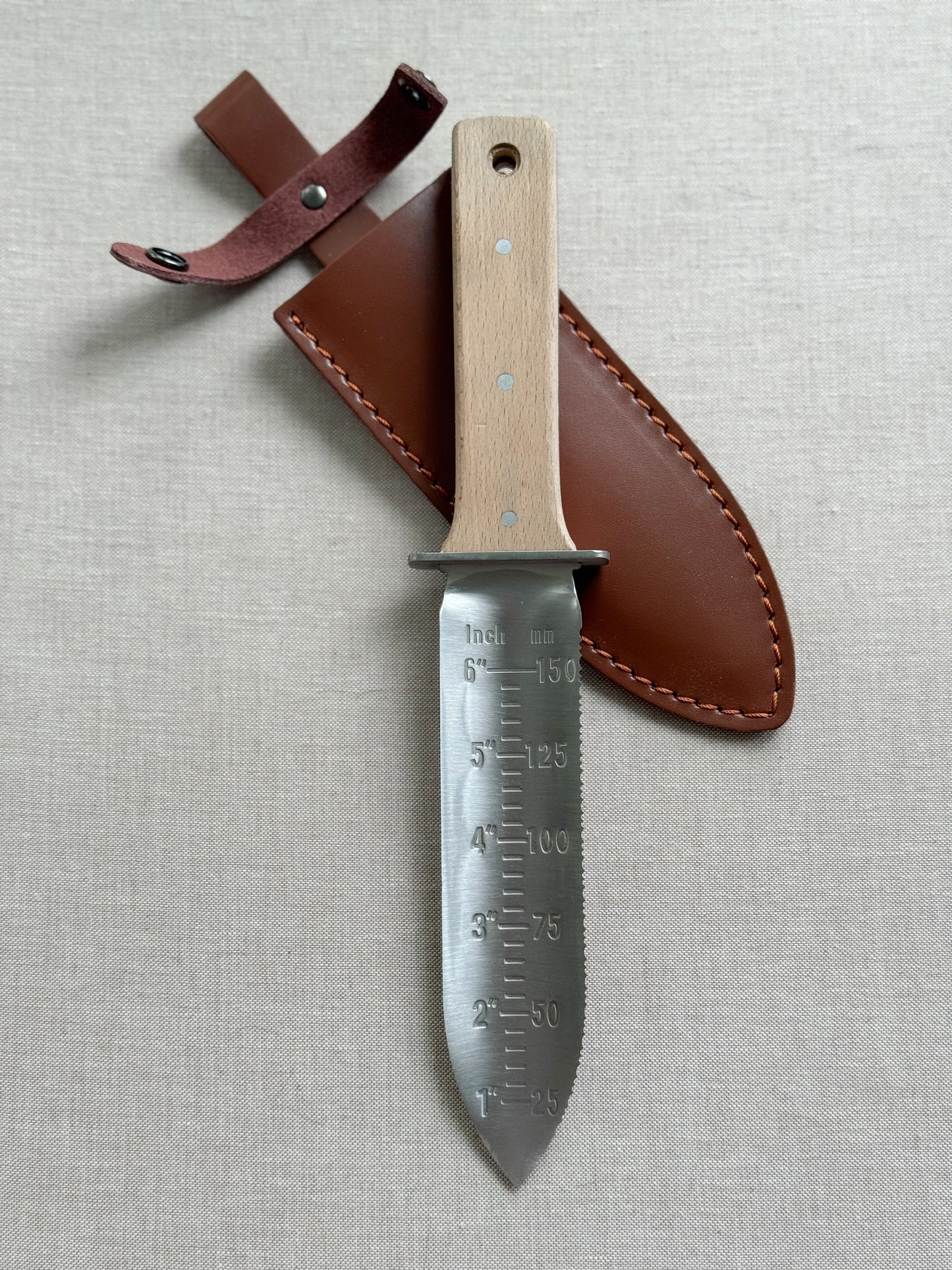 Wood Handle Hori Hori Knife