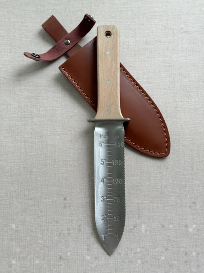 Wood Handle Hori Hori Knife