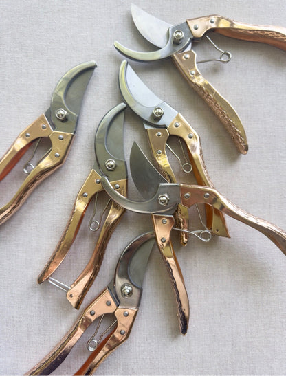 Copper Handle Garden Secateurs
