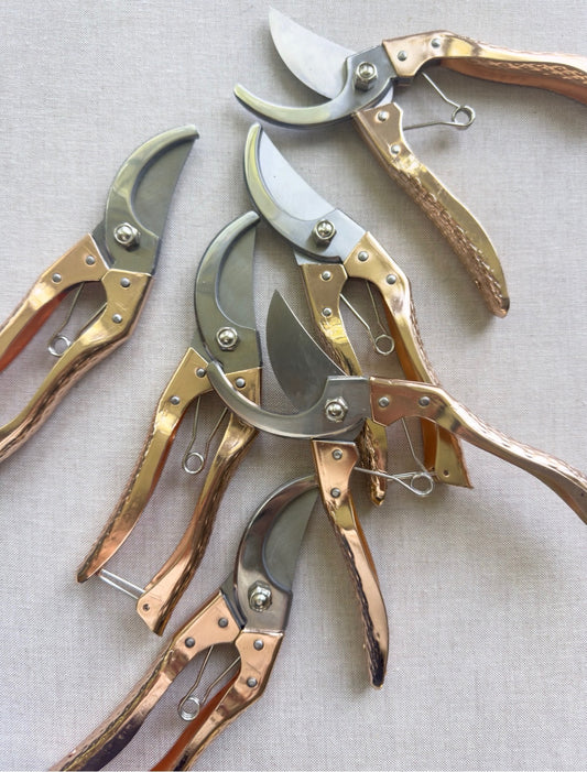 Copper Handle Garden Secateurs