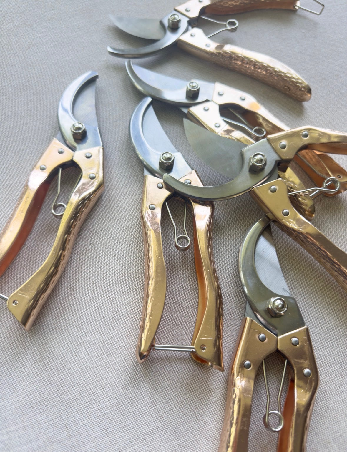 Copper Handle Garden Secateurs