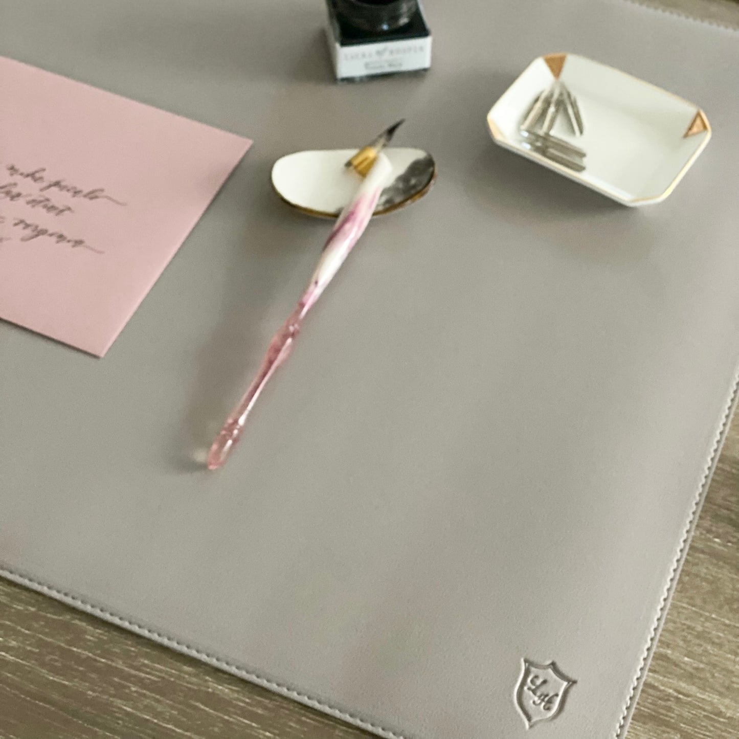 Vegan Leather Desk Pad